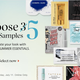Get 5 free samples at Sephora